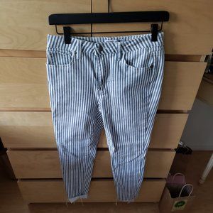 Velvet Heart Pin Stripe Denim